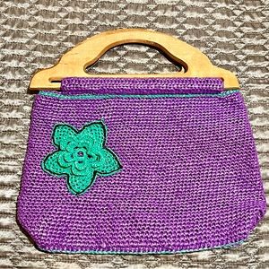 Plarn crochet purse by Kat Soto